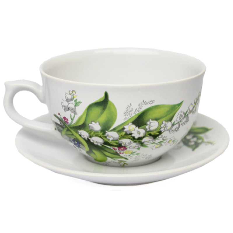 Tasse 0,25 l + Untertasse - Type Roxana - Maiglöckchen